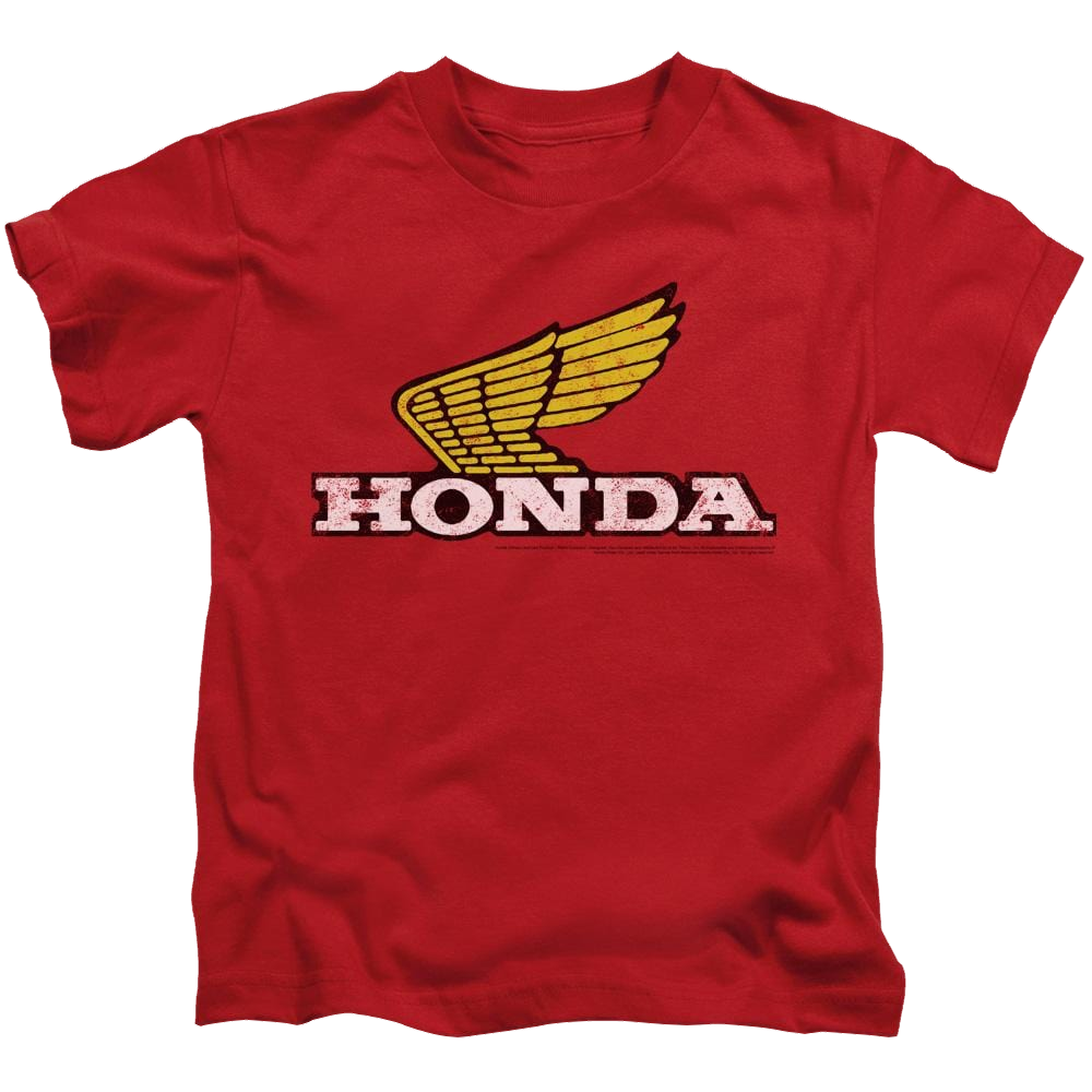 Honda Yellow Wing Logo - Kid's T-Shirt Kid's T-Shirt (Ages 4-7) Honda   