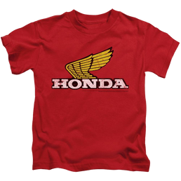 Honda Yellow Wing Logo - Kid's T-Shirt Kid's T-Shirt (Ages 4-7) Honda   
