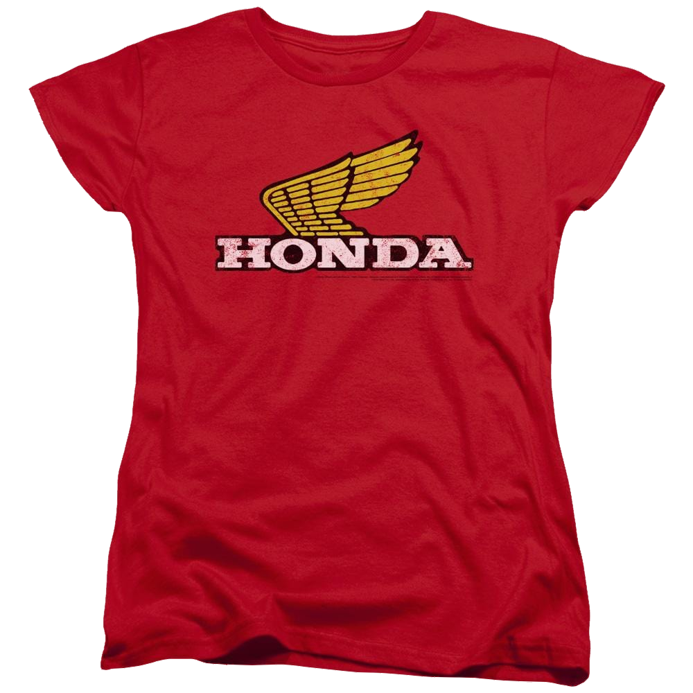 Honda Yellow Wing Logo - Women's T-Shirt Women's T-Shirt Honda   