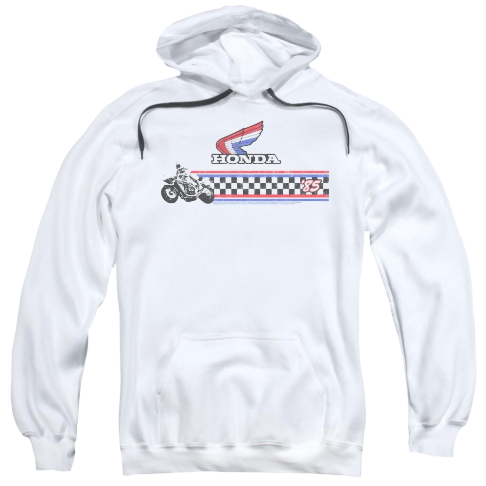 Honda 1985 Red White Blue - Pullover Hoodie Pullover Hoodie Honda   