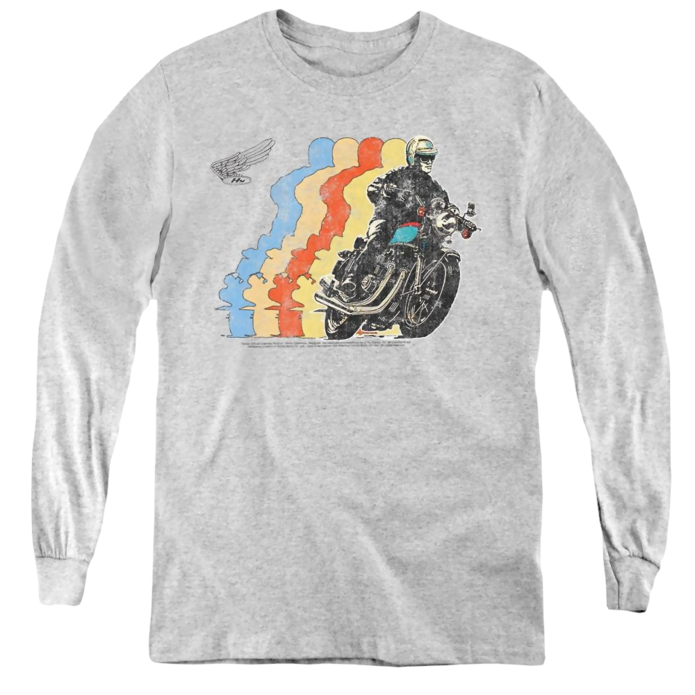 Honda Retro Honda - Youth Long Sleeve T-Shirt Youth Long Sleeve T-Shirt Honda   