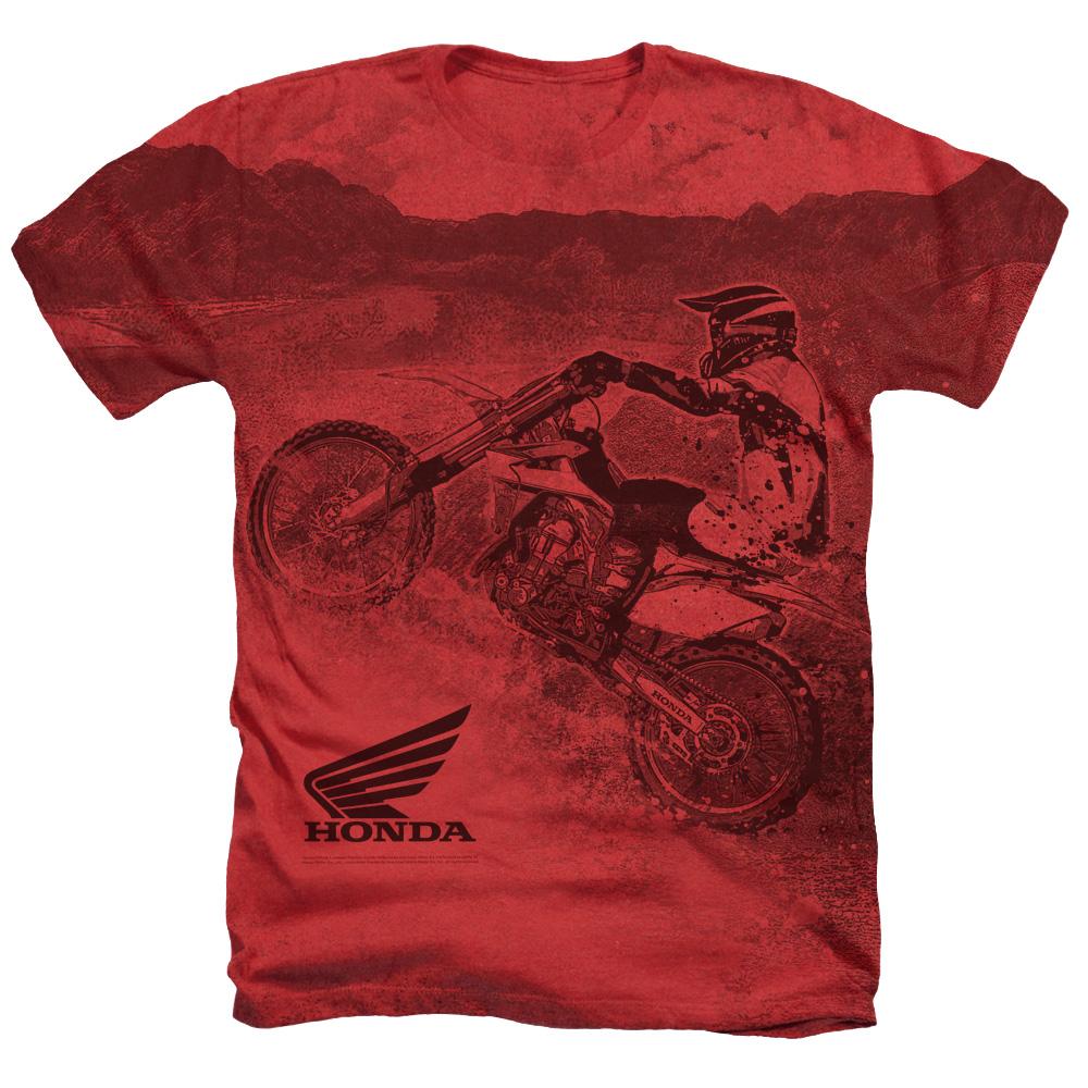 Honda Motorcross - Men's All-Over Heather T-Shirt Men's All-Over Heather T-Shirt Honda   