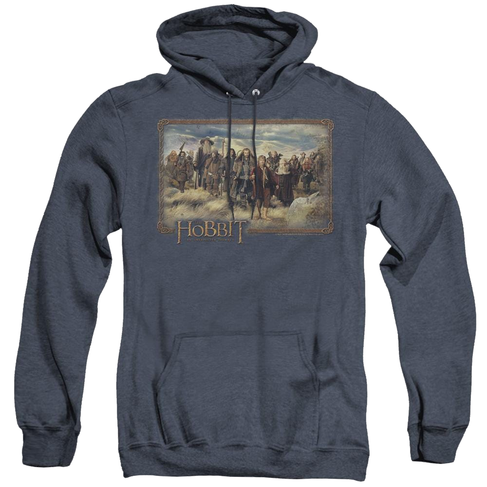 Hobbit Movie Trilogy, The Hobbit & Company - Heather Pullover Hoodie Heather Pullover Hoodie The Hobbit   