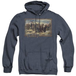 Hobbit Movie Trilogy, The Hobbit & Company - Heather Pullover Hoodie Heather Pullover Hoodie The Hobbit   