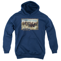 Hobbit Movie Trilogy, The Hobbit & Company - Youth Hoodie Youth Hoodie (Ages 8-12) The Hobbit   