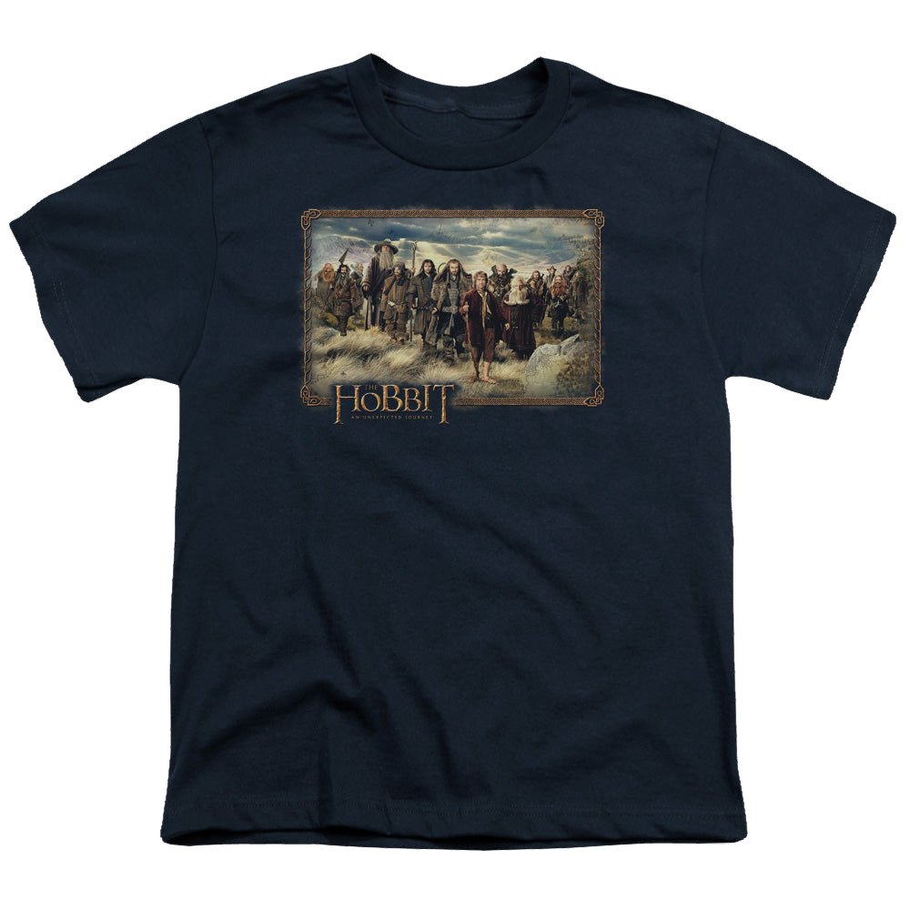 Hobbit Movie Trilogy, The Hobbit & Company - Youth T-Shirt Youth T-Shirt (Ages 8-12) The Hobbit   