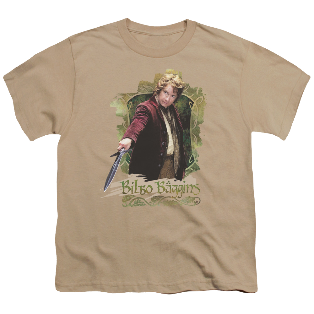 Hobbit Movie Trilogy, The Bilbo Baggins - Youth T-Shirt Youth T-Shirt (Ages 8-12) The Hobbit   