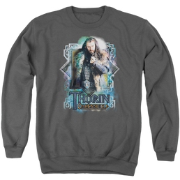 Hobbit Movie Trilogy, The Thorin Oakenshield - Men's Crewneck Sweatshirt Men's Crewneck Sweatshirt The Hobbit   