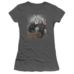 Hobbit Movie Trilogy, The Wrongs Avenged - Juniors T-Shirt Juniors T-Shirt The Hobbit   