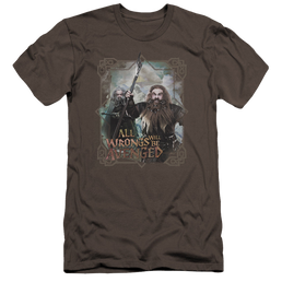 Hobbit Movie Trilogy, The Wrongs Avenged - Men's Premium Slim Fit T-Shirt Men's Premium Slim Fit T-Shirt The Hobbit   