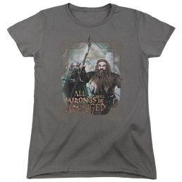 Hobbit Movie Trilogy, The Wrongs Avenged - Women's T-Shirt Women's T-Shirt The Hobbit   
