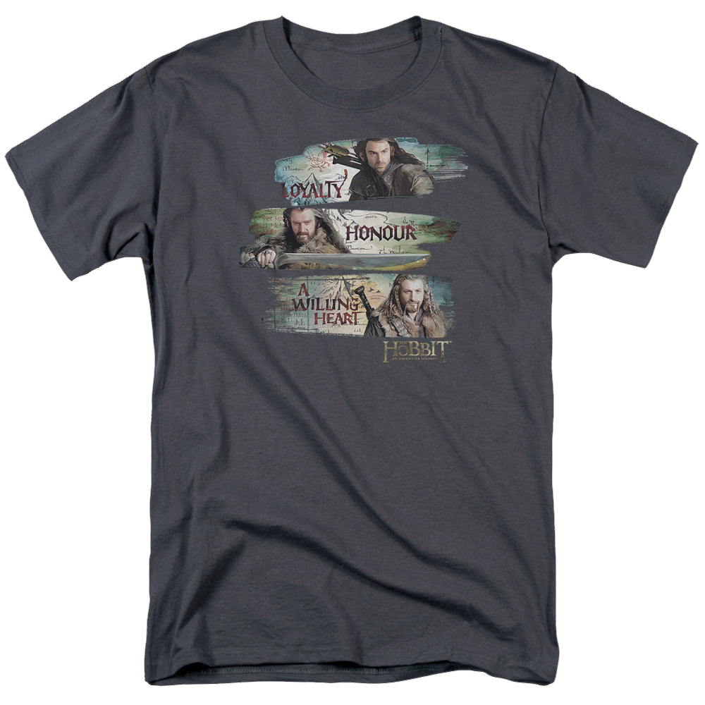 Hobbit Movie Trilogy, The Loyalty And Honour - Men's Regular Fit T-Shirt Men's Regular Fit T-Shirt The Hobbit   