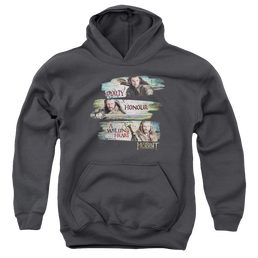 Hobbit Movie Trilogy, The Loyalty And Honour - Youth Hoodie Youth Hoodie (Ages 8-12) The Hobbit   