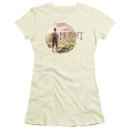 Hobbit Movie Trilogy, The Hobbit In Circle - Juniors T-Shirt Juniors T-Shirt The Hobbit   