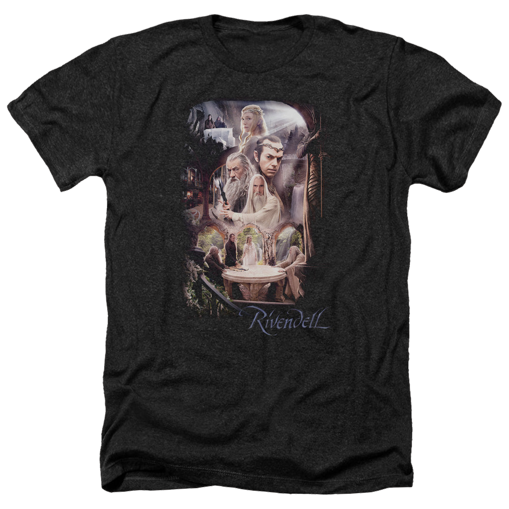 Hobbit Movie Trilogy, The Rivendell - Men's Heather T-Shirt Men's Heather T-Shirt The Hobbit   
