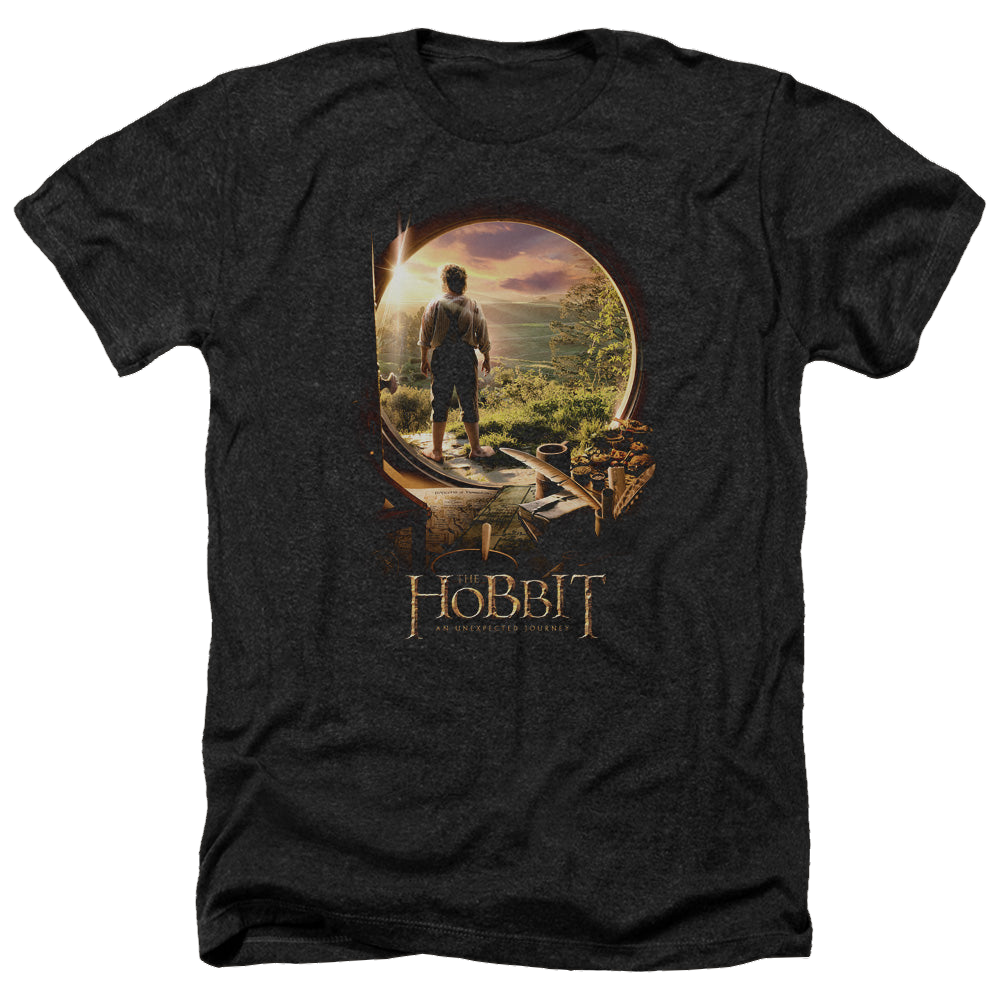 Hobbit Movie Trilogy, The Hobbit In Door - Men's Heather T-Shirt Men's Heather T-Shirt The Hobbit   