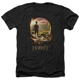Hobbit Movie Trilogy, The Hobbit In Door - Men's Heather T-Shirt Men's Heather T-Shirt The Hobbit   