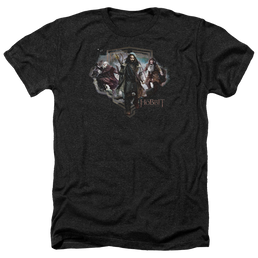 Hobbit Movie Trilogy, The Three Dwarves - Men's Heather T-Shirt Men's Heather T-Shirt The Hobbit   