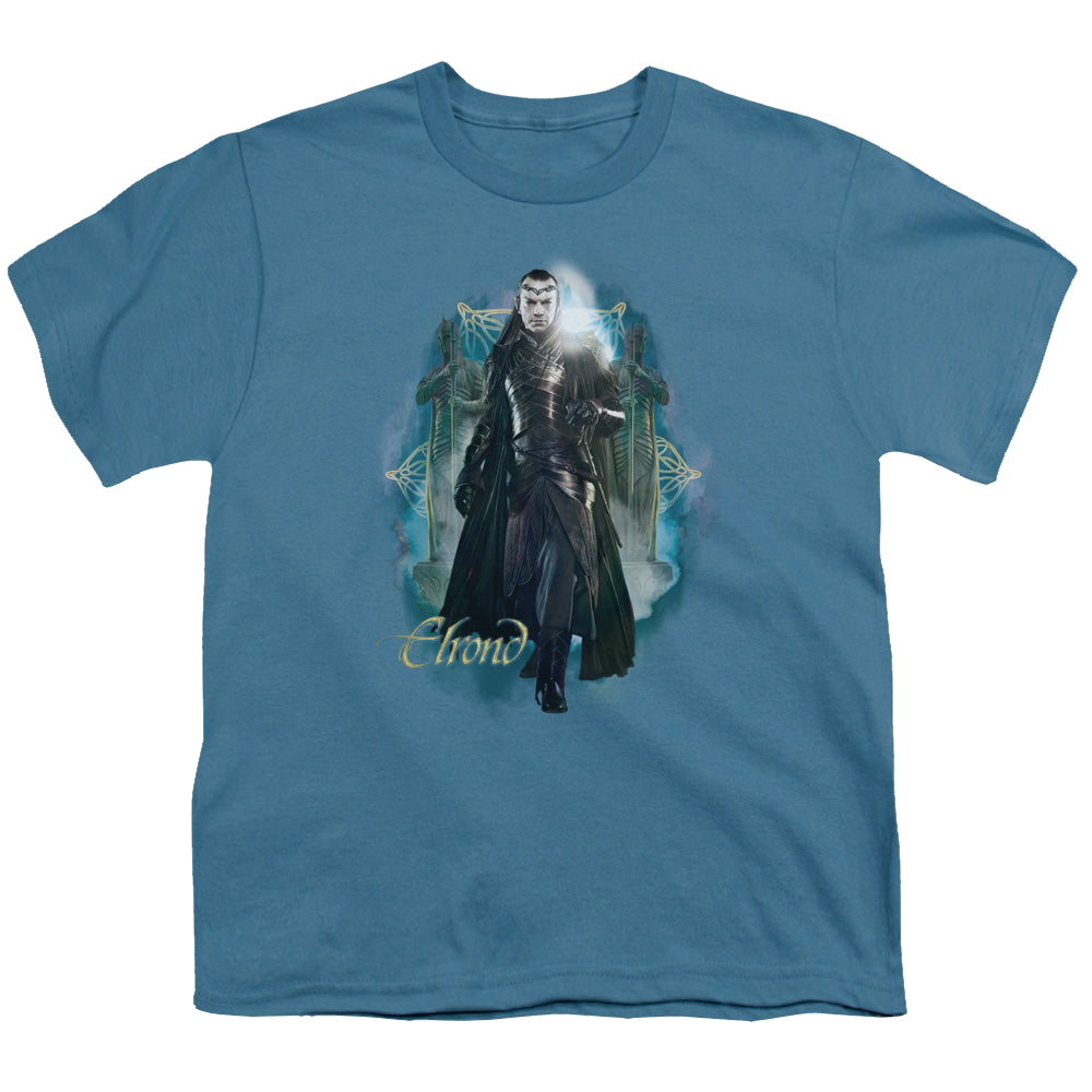 Hobbit Movie Trilogy, The Elrond - Youth T-Shirt Youth T-Shirt (Ages 8-12) The Hobbit   