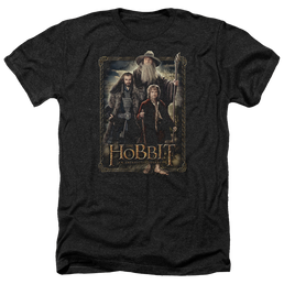 Hobbit Movie Trilogy, The The Three - Men's Heather T-Shirt Men's Heather T-Shirt The Hobbit   