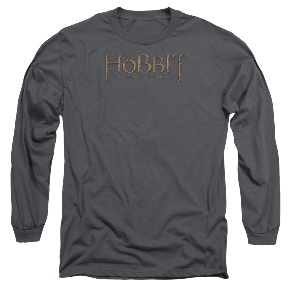 Hobbit Movie Trilogy, The Distressed Logo - Men's Long Sleeve T-Shirt Men's Long Sleeve T-Shirt The Hobbit   