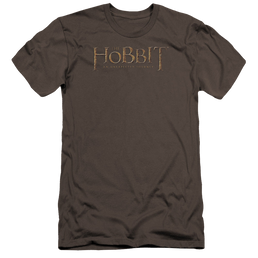Hobbit Movie Trilogy, The Distressed Logo - Men's Premium Slim Fit T-Shirt Men's Premium Slim Fit T-Shirt The Hobbit   