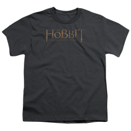 Hobbit Movie Trilogy, The Distressed Logo - Youth T-Shirt Youth T-Shirt (Ages 8-12) The Hobbit   