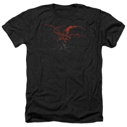 Hobbit Movie Trilogy, The Smaug - Men's Heather T-Shirt Men's Heather T-Shirt The Hobbit   