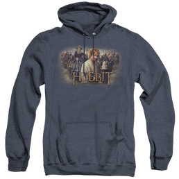 Hobbit Movie Trilogy, The Hobbit Rally - Heather Pullover Hoodie Heather Pullover Hoodie The Hobbit   