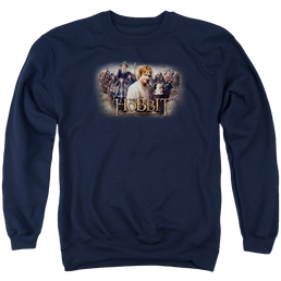 Hobbit Movie Trilogy, The Hobbit Rally - Men's Crewneck Sweatshirt Men's Crewneck Sweatshirt The Hobbit   