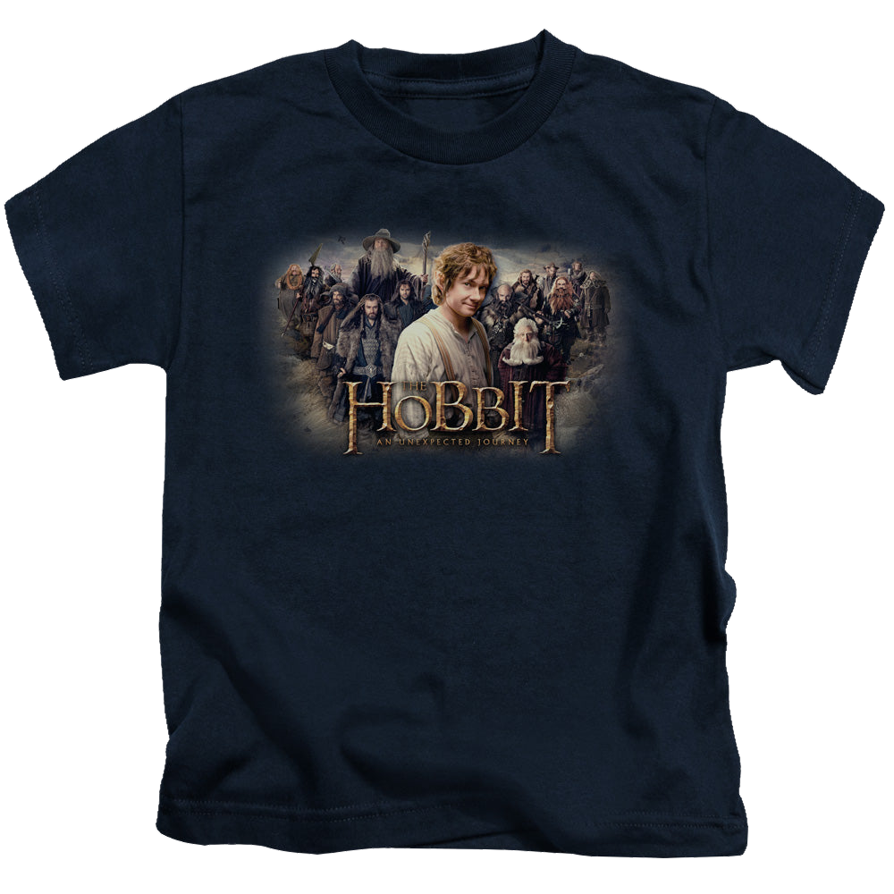 Hobbit Movie Trilogy, The Hobbit Rally - Kid's T-Shirt Kid's T-Shirt (Ages 4-7) The Hobbit   