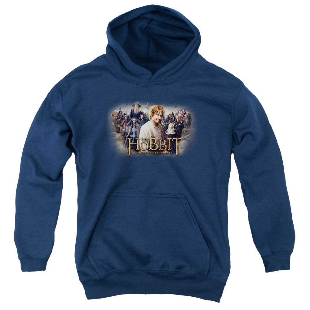 Hobbit Movie Trilogy, The Hobbit Rally - Youth Hoodie Youth Hoodie (Ages 8-12) The Hobbit   