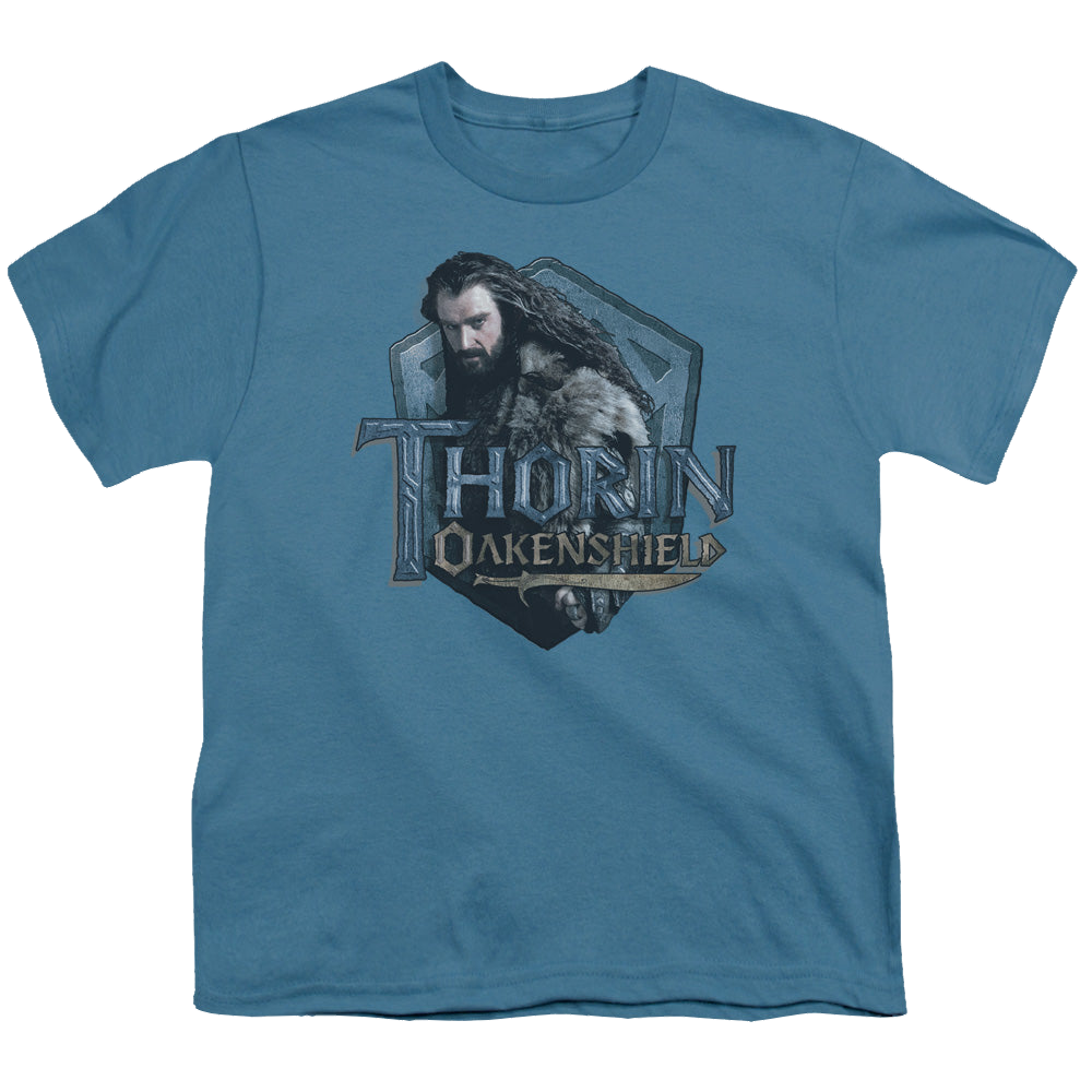 Hobbit Movie Trilogy, The Thorin - Youth T-Shirt Youth T-Shirt (Ages 8-12) The Hobbit   
