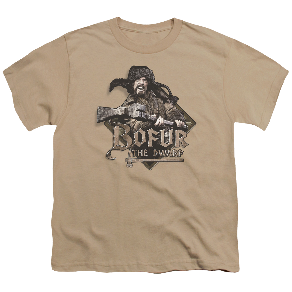 Hobbit Movie Trilogy, The Bofur - Youth T-Shirt Youth T-Shirt (Ages 8-12) The Hobbit   