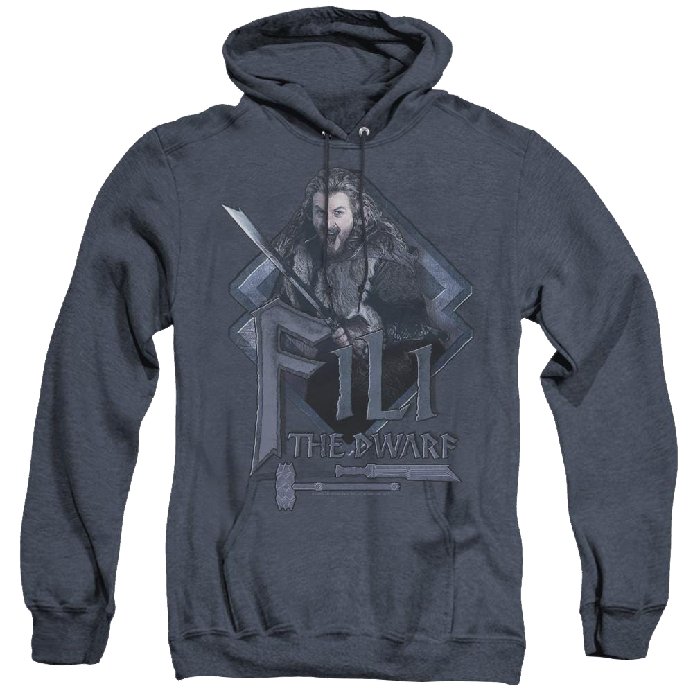 Hobbit Movie Trilogy, The Fili - Heather Pullover Hoodie Heather Pullover Hoodie The Hobbit   