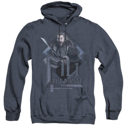 Hobbit Movie Trilogy, The Fili - Heather Pullover Hoodie Heather Pullover Hoodie The Hobbit   