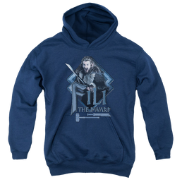 Hobbit Movie Trilogy, The Fili - Youth Hoodie Youth Hoodie (Ages 8-12) The Hobbit   