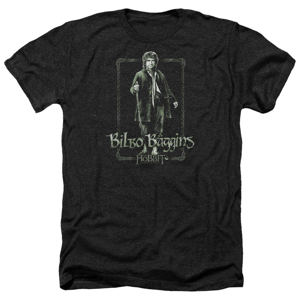Hobbit Movie Trilogy, The Bilbo Stare - Men's Heather T-Shirt Men's Heather T-Shirt The Hobbit   