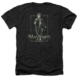Hobbit Movie Trilogy, The Bilbo Stare - Men's Heather T-Shirt Men's Heather T-Shirt The Hobbit   