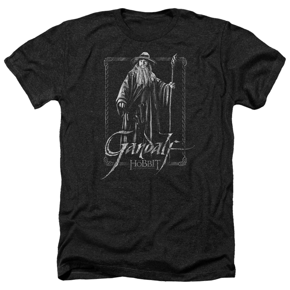 Hobbit Movie Trilogy, The Gandalf Stare - Men's Heather T-Shirt Men's Heather T-Shirt The Hobbit   
