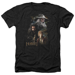 Hobbit Movie Trilogy, The Painting - Men's Heather T-Shirt Men's Heather T-Shirt The Hobbit   