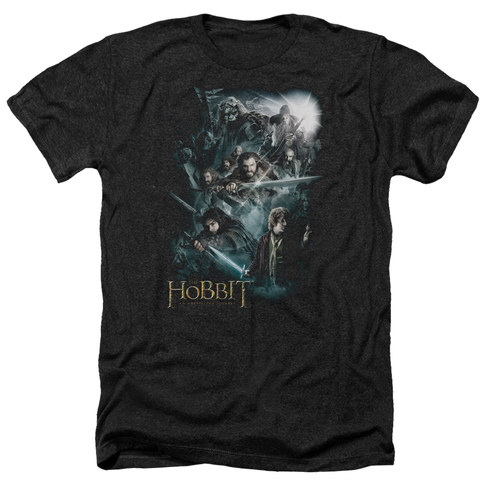 Hobbit Movie Trilogy, The Epic Adventure - Men's Heather T-Shirt Men's Heather T-Shirt The Hobbit   