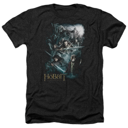 Hobbit Movie Trilogy, The Epic Adventure - Men's Heather T-Shirt Men's Heather T-Shirt The Hobbit   