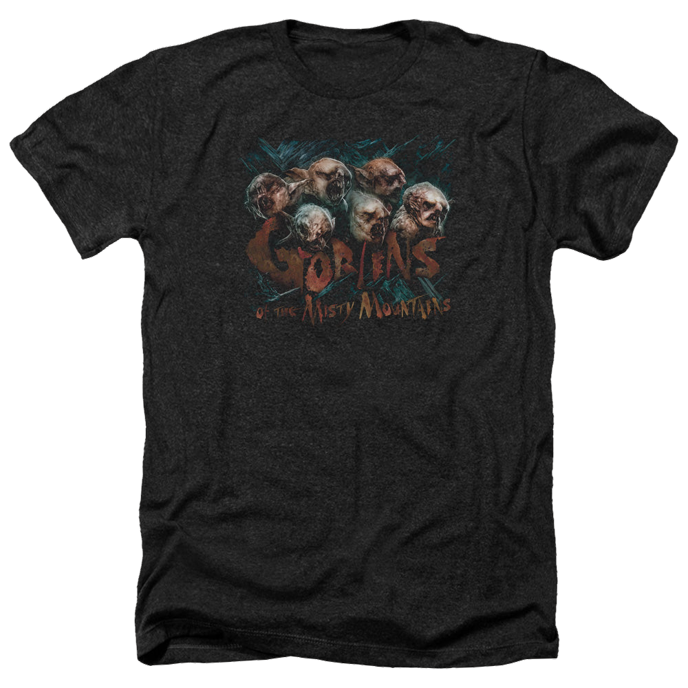 Hobbit Movie Trilogy, The Misty Goblins - Men's Heather T-Shirt Men's Heather T-Shirt The Hobbit   
