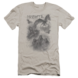 Hobbit Movie Trilogy, The Sketches - Men's Premium Slim Fit T-Shirt Men's Premium Slim Fit T-Shirt The Hobbit   