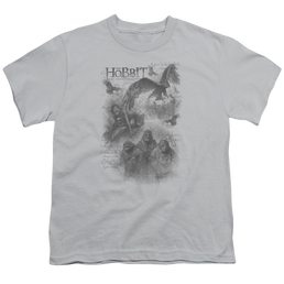 Hobbit Movie Trilogy, The Sketches - Youth T-Shirt Youth T-Shirt (Ages 8-12) The Hobbit   