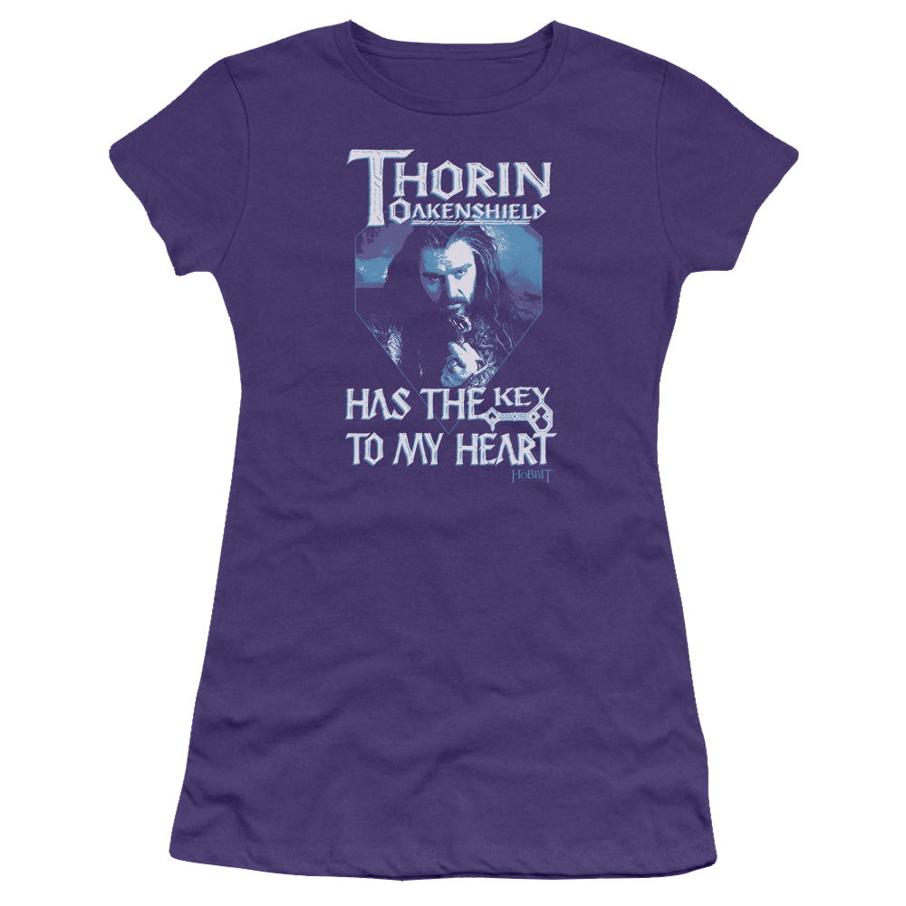 Hobbit Movie Trilogy, The Thorins Key - Juniors T-Shirt Juniors T-Shirt The Hobbit   