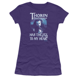 Hobbit Movie Trilogy, The Thorins Key - Juniors T-Shirt Juniors T-Shirt The Hobbit   