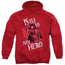Hobbit Movie Trilogy, The Kili Is My Hero - Pullover Hoodie Pullover Hoodie The Hobbit   