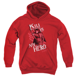 Hobbit Movie Trilogy, The Kili Is My Hero - Youth Hoodie Youth Hoodie (Ages 8-12) The Hobbit   